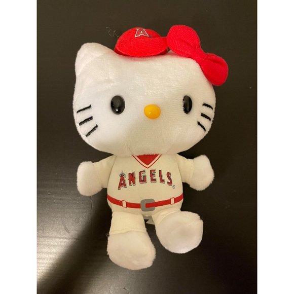 NWOT- Angels Baseball Hello Kitty Plush Rare - Picture 1 of 2